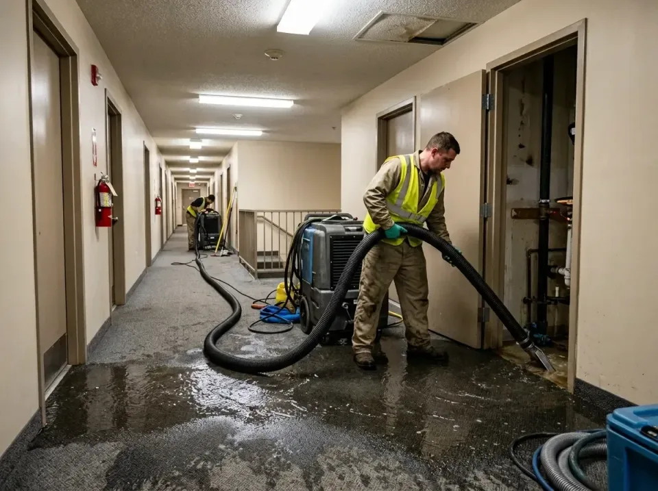 multi-unit-apartment-hallway-f-005 — frequently asked questions, Emergency Burst Pipe Water Extraction & Removal in Kaufman,…